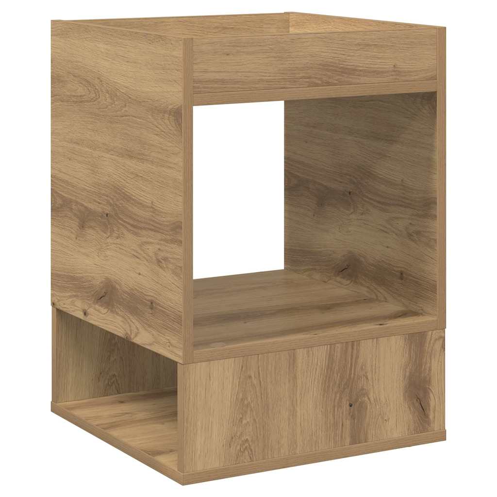 Sidobord Artisan Ek 40 x 40 x 56 cm Konstruerat trä