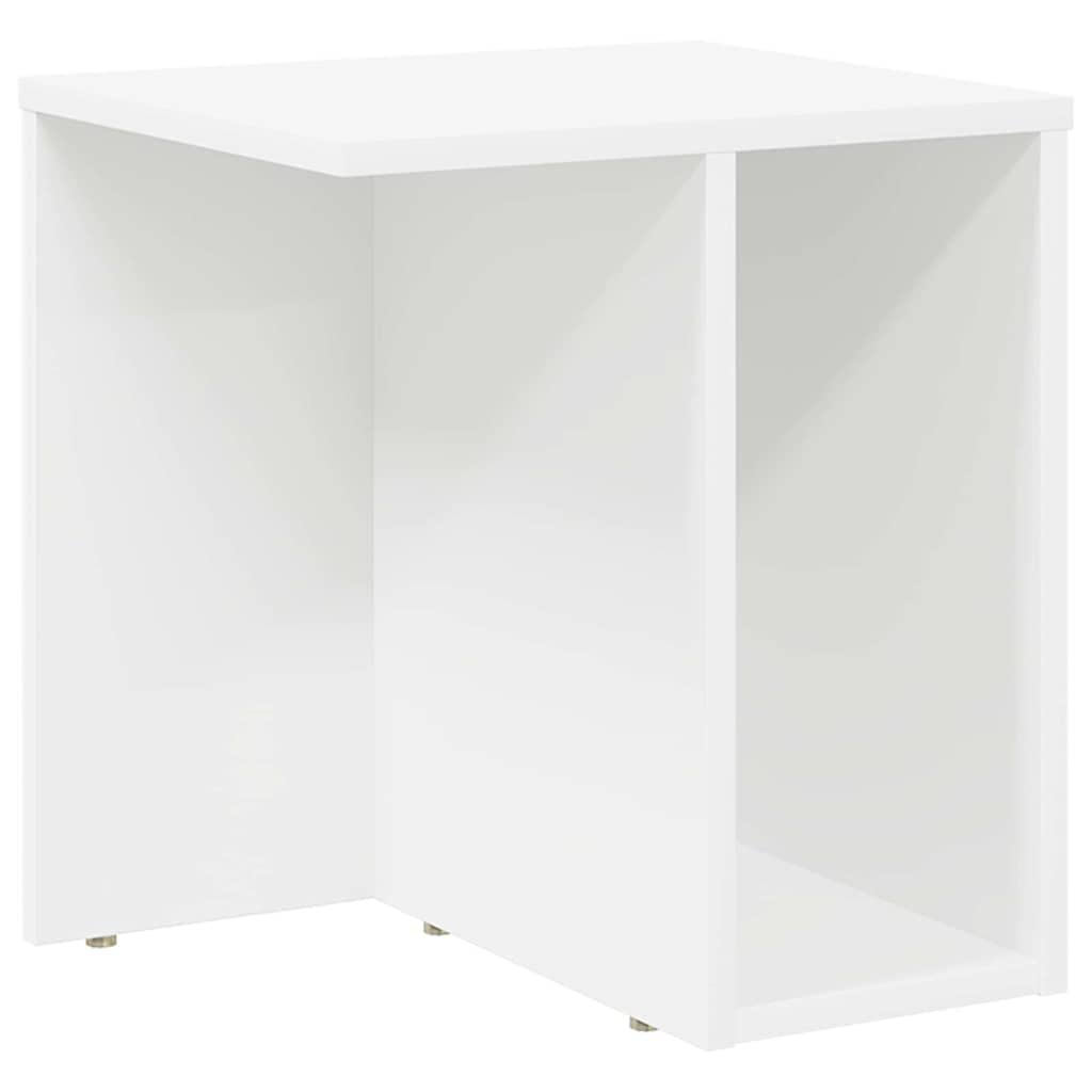 Sidobord Vit 37 x 32 x 40 cm Konstruerat trä