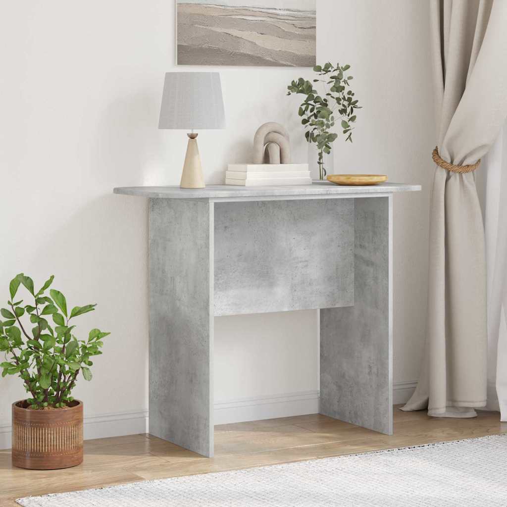 Konsolbord Betonggrå 93 x 40 x 75 cm Konstruerat trä