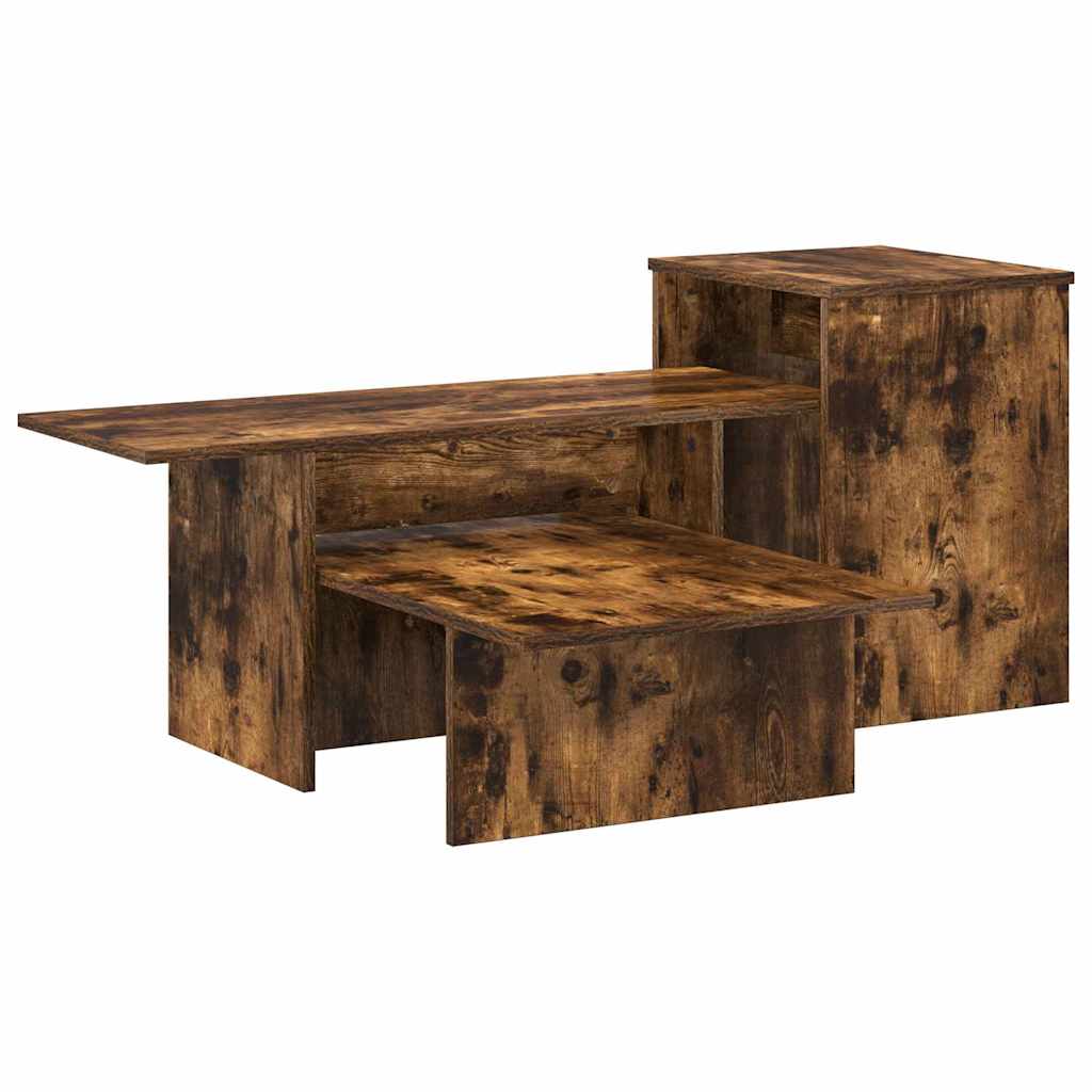 Konsolbord Rökt ek 91,5 x 35 x 38,5 cm Konstruerat trä