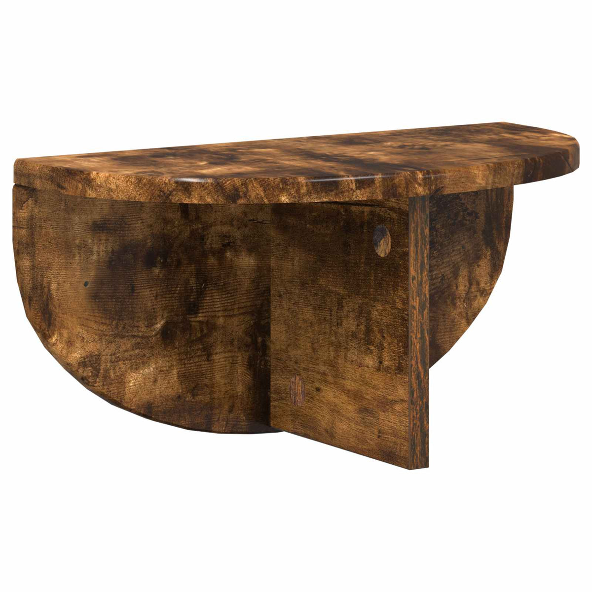 Vägg hylla Rökt ek 38 x 19 x 19 cm Konstruerat trä