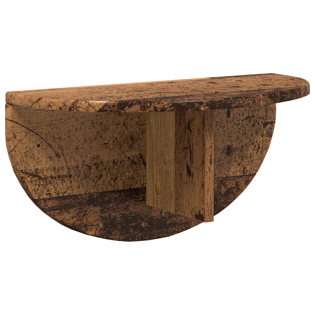 Vägg hylla Väggmonterat Gammalt trä 48 x 24 x 24 cm