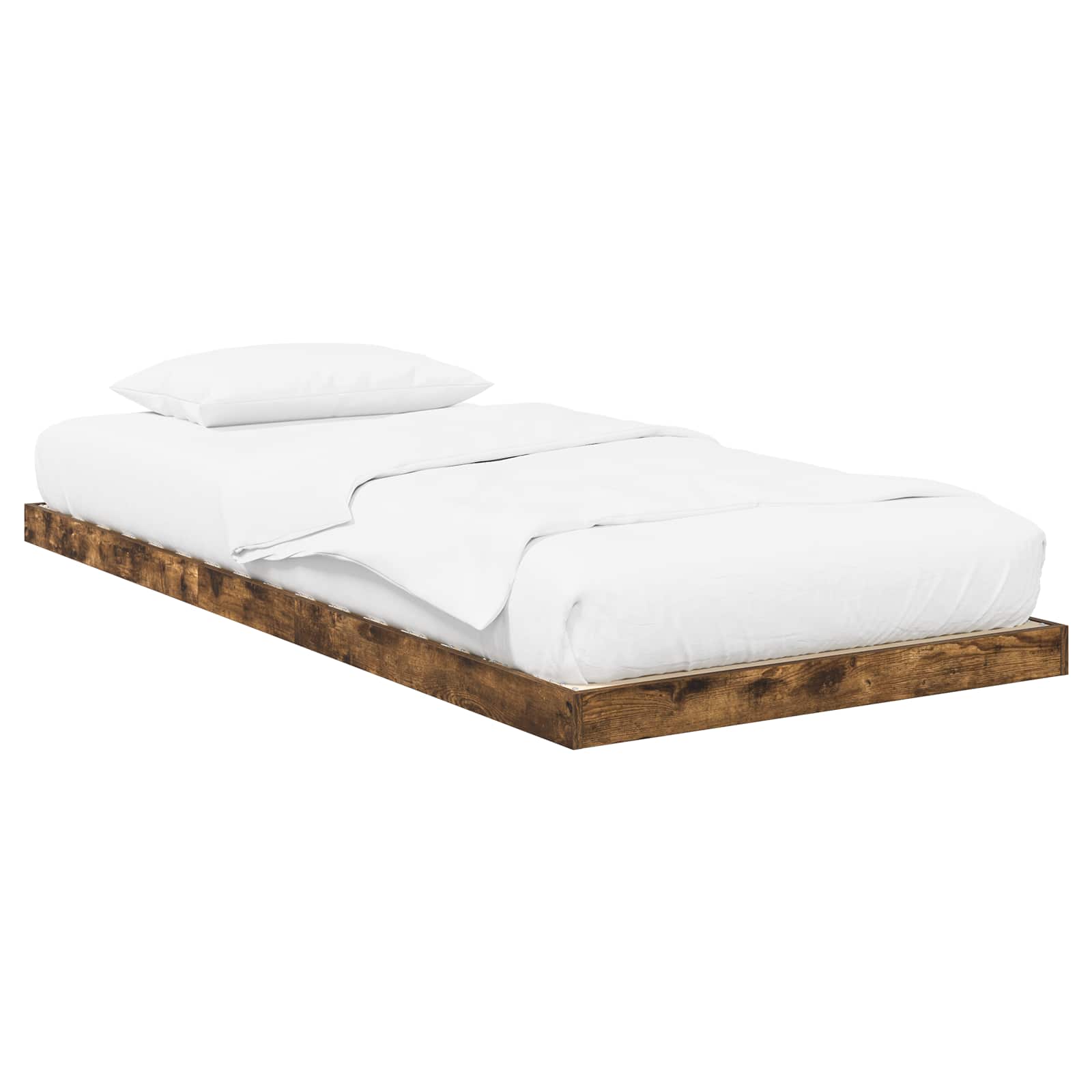 Sängram Rökt ek 80 x 200 cm Konstruerat trä