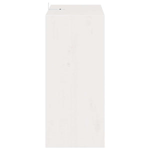 Vinställ 2 pcs Vit 56 x 25 x 56 cm Massiv furu