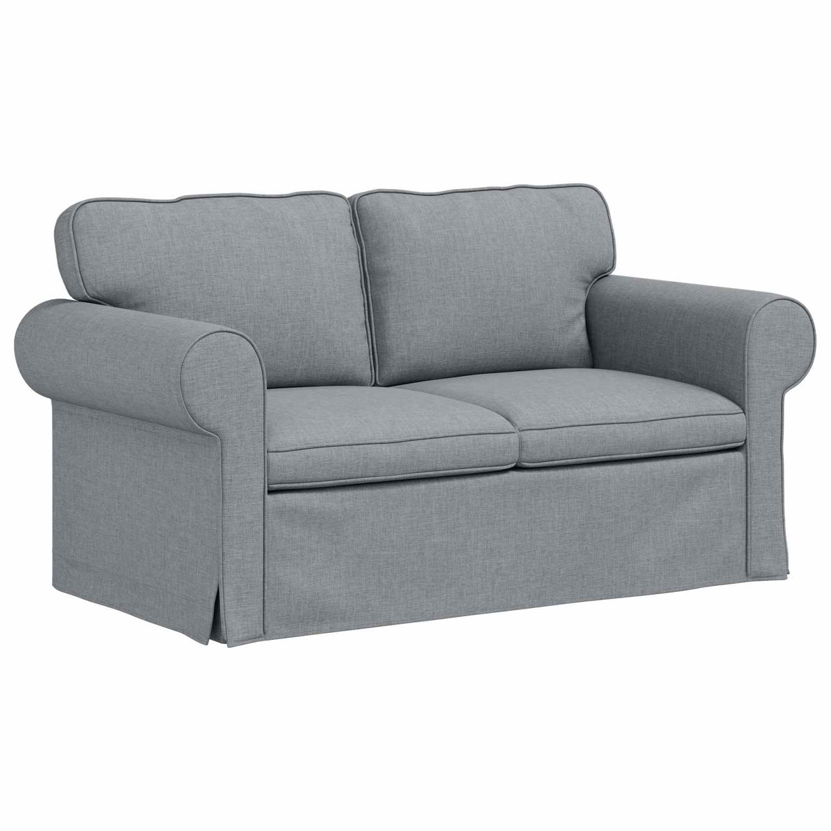 Soffa Ljusgrå 155 x 82 x 80 cm tyg