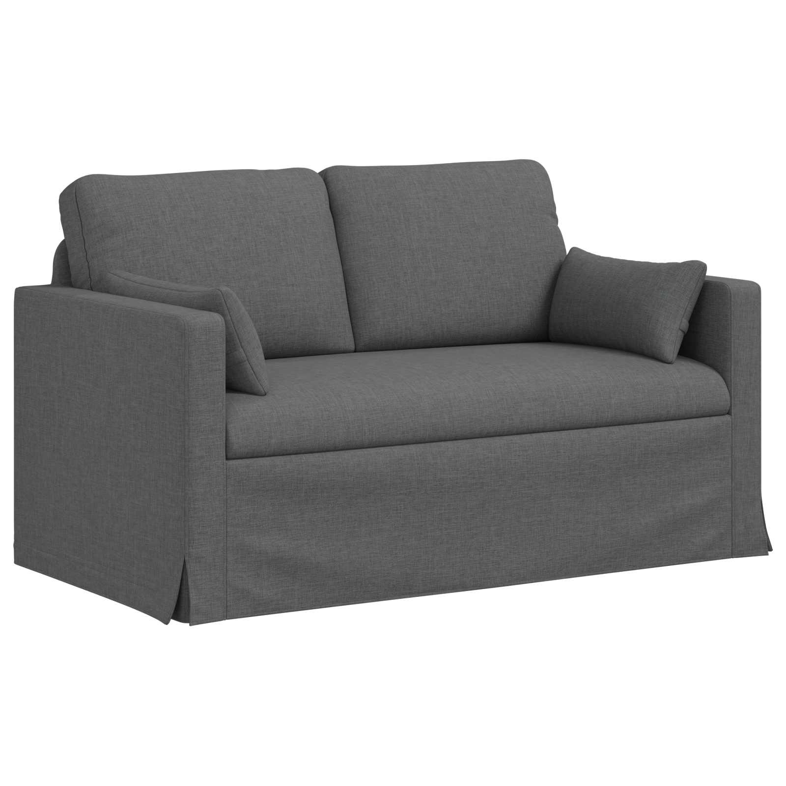 Soffa Mörkgrå 139 x 78 x 80 cm tyg