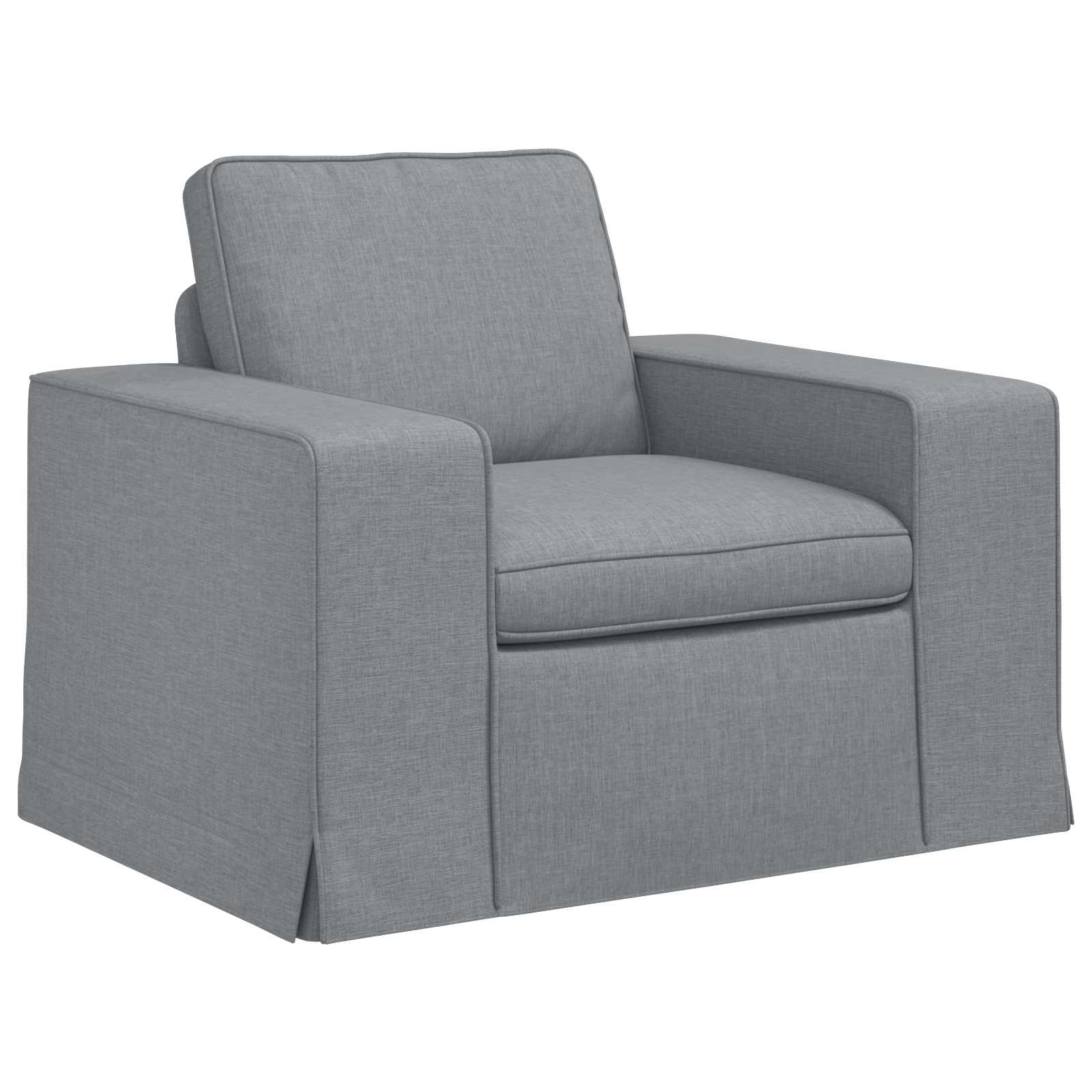 Soffa Ljusgrå 103 x 80 x 82 cm tyg