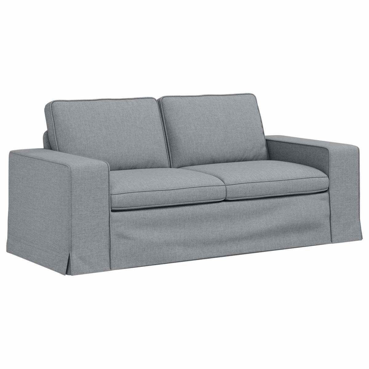 Soffa Ljusgrå 182 x 80 x 82 cm tyg