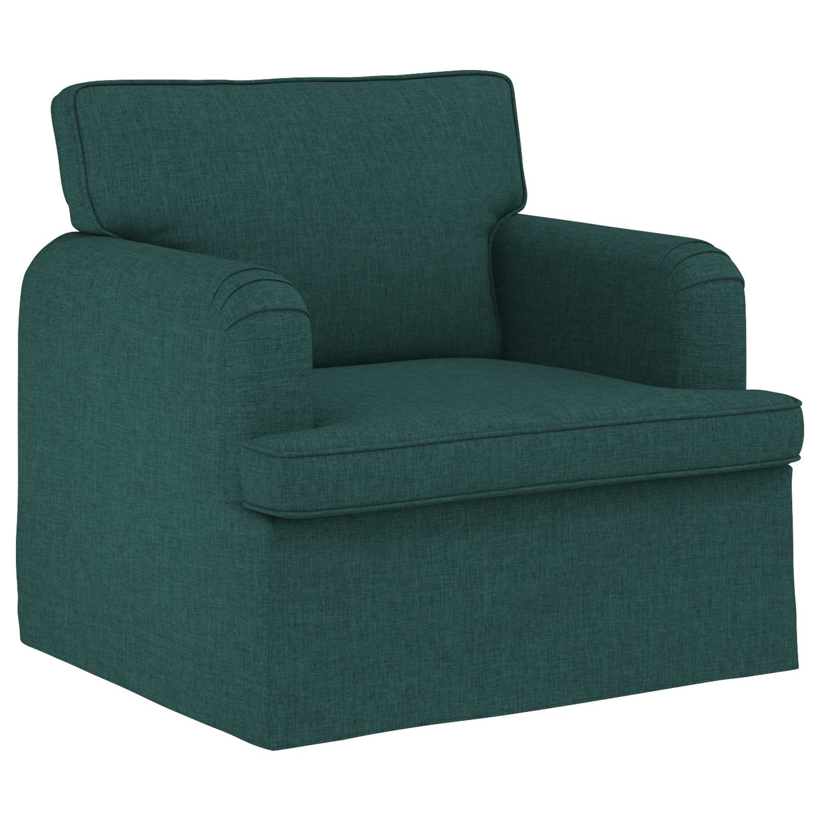 Soffa Mörkgrön 84 x 80 x 85 cm tyg