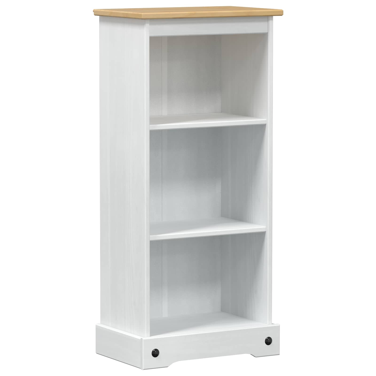 Bokhylla Vit 46 x 29 x 100 cm Massiv furu