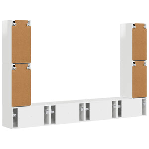 4 pcs Högblanka vita