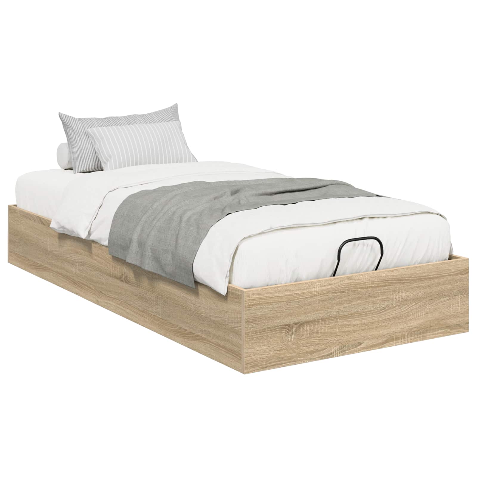 Ottoman Sängram Sonoma-ek 203 x 90 x 25 cm Konstruerat trä