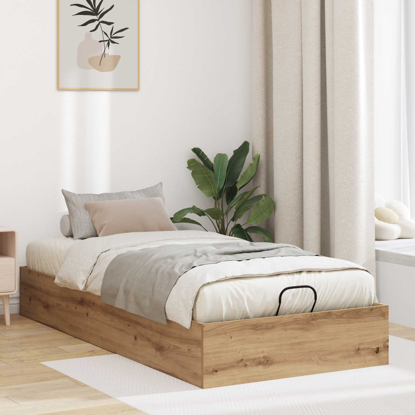 Ottoman Sängram Artisan Ek 75,5 x 190 cm Konstruerat trä