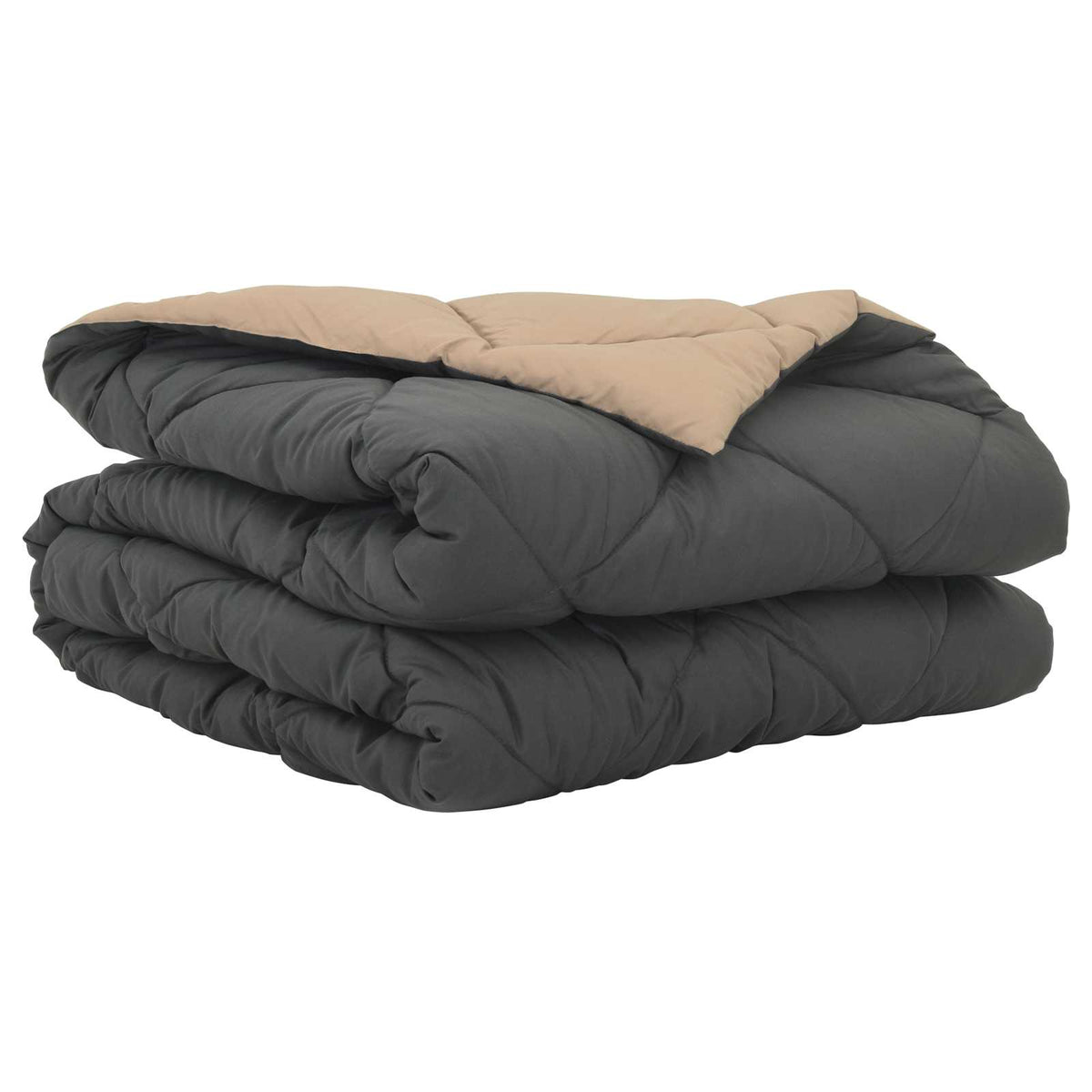 Sommar Duvet 220 x 135 cm Sommar 200 gsm Antracit och Taupe