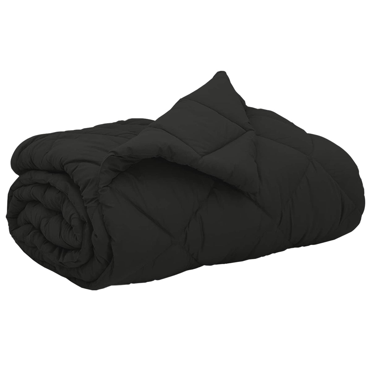 Full Års-Duvet Svart 240 x 260 cm Mikrofiber