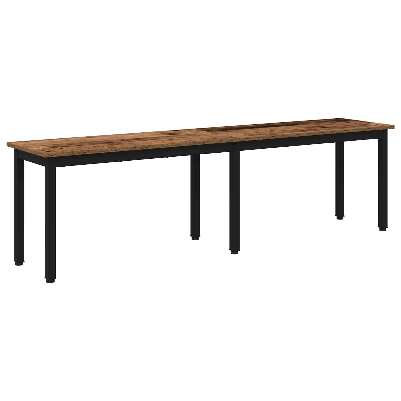 bänk Gammalt trä 160 x 35 x 45 cm Konstruerat trä