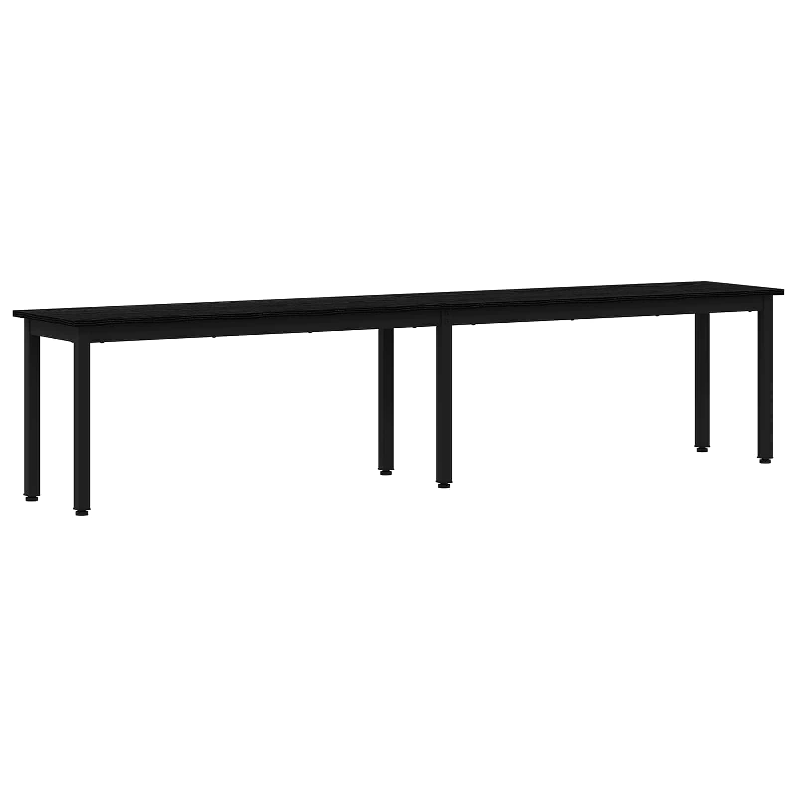 bänk Svart Ek 200 x 35 x 45 cm Konstruerat trä
