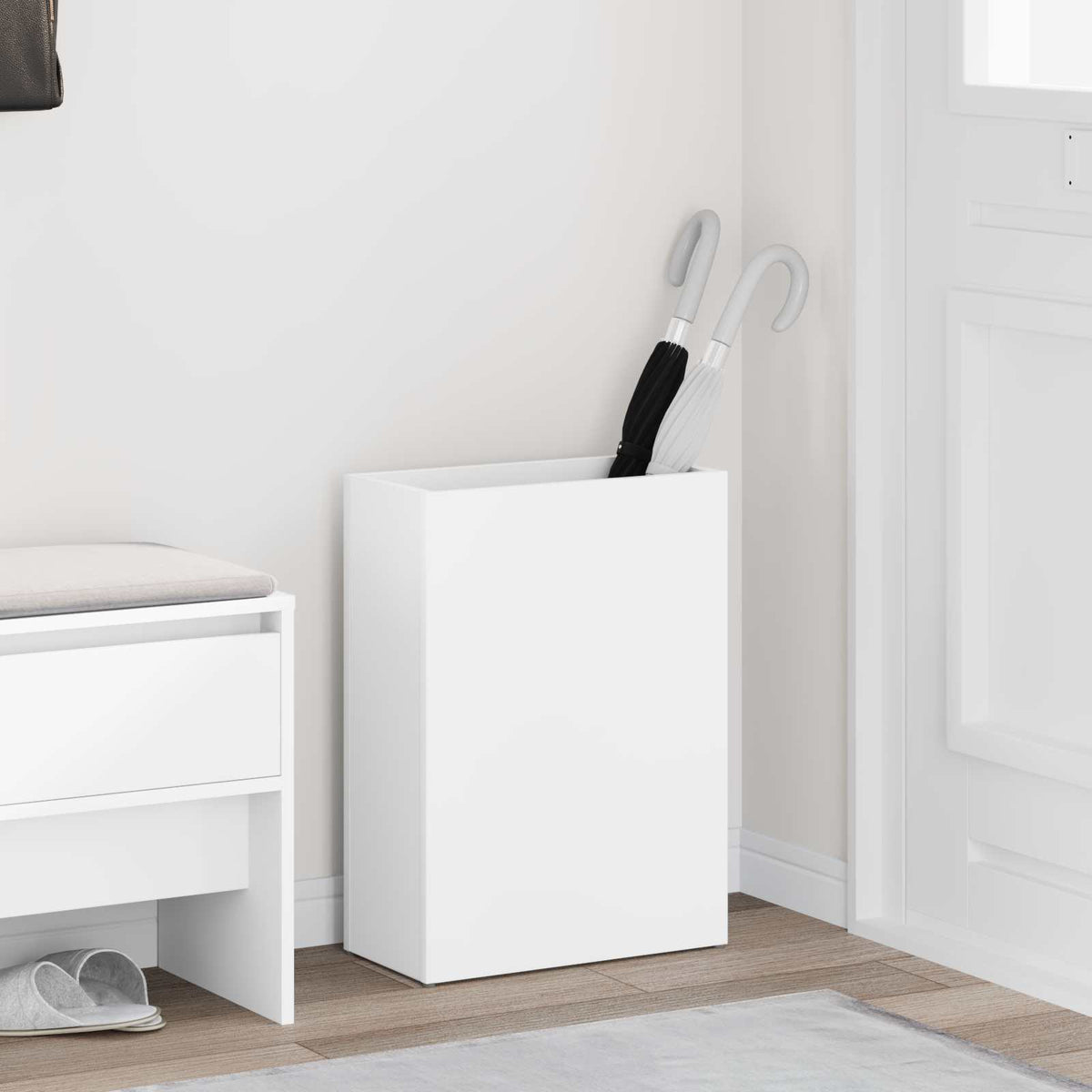 Förvaringskrok & Ställ Vit 40 x 20 x 55,5 cm Konstruerat trä