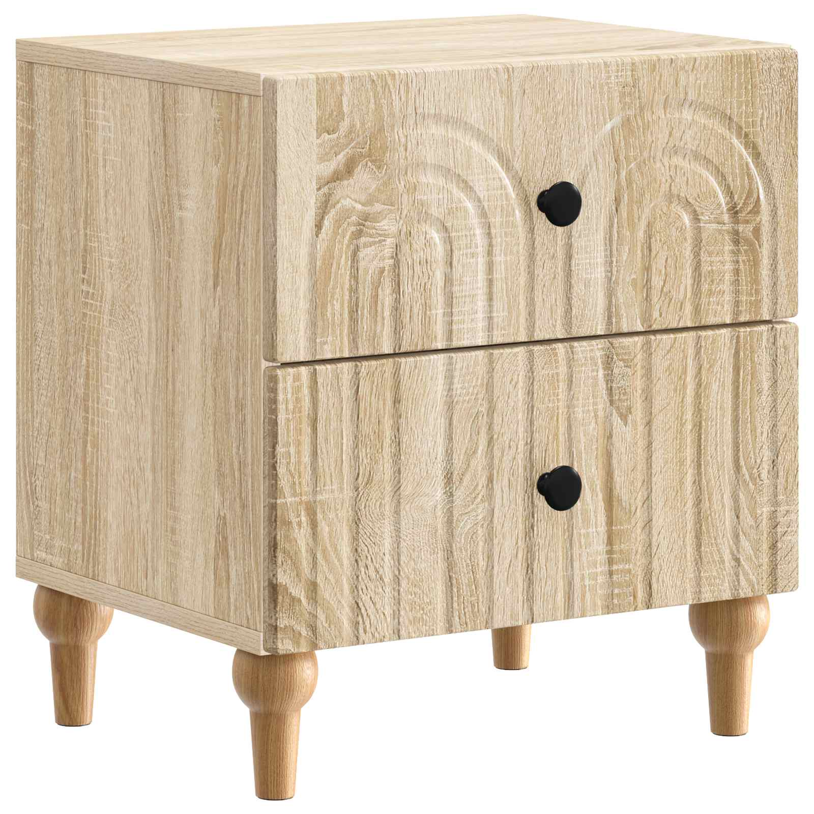 Nattduksbord Sonoma-ek 43 x 34,5 x 48 cm Konstruerat trä