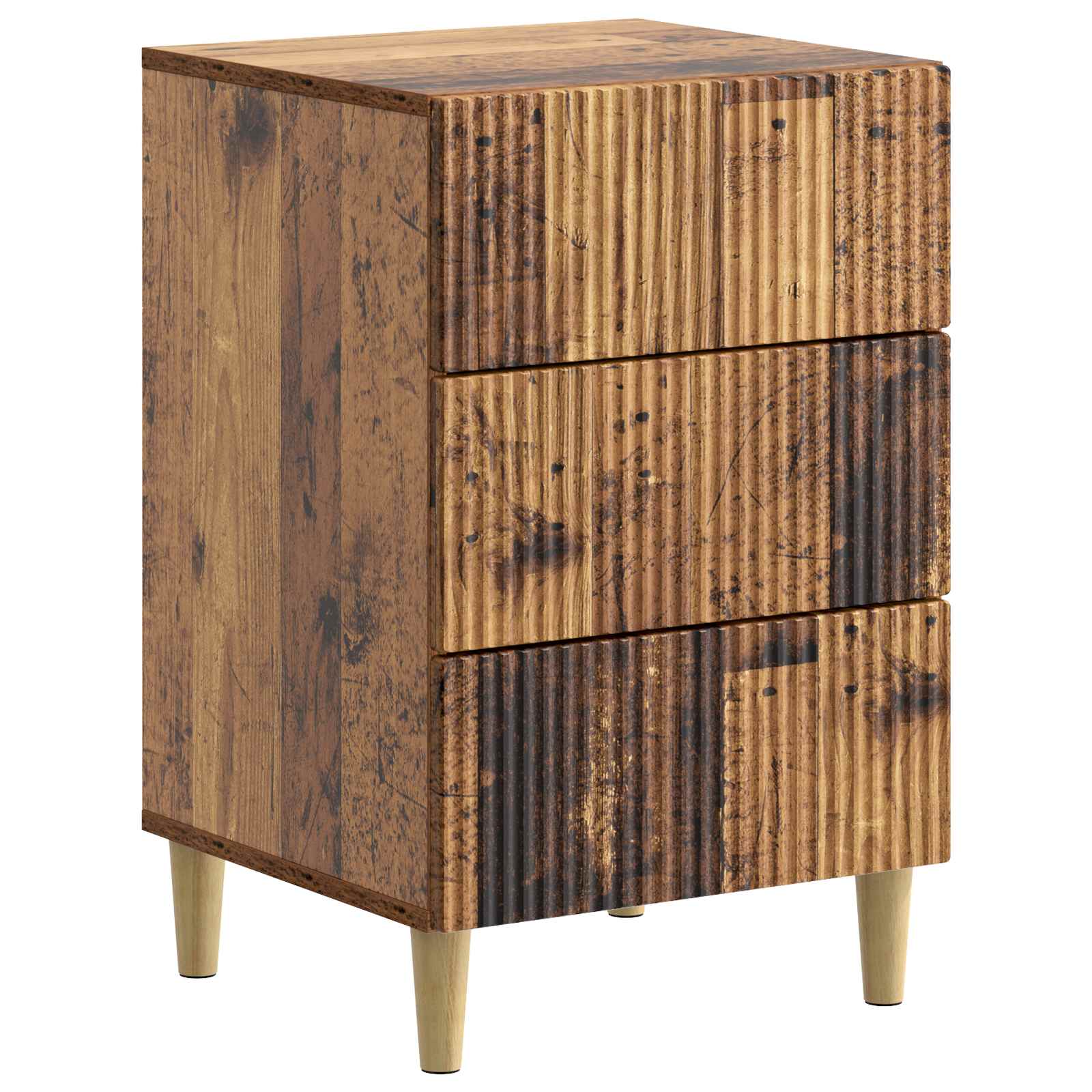 Nattduksbord Gammalt trä 43 x 41 x 66,5 cm Konstruerat trä