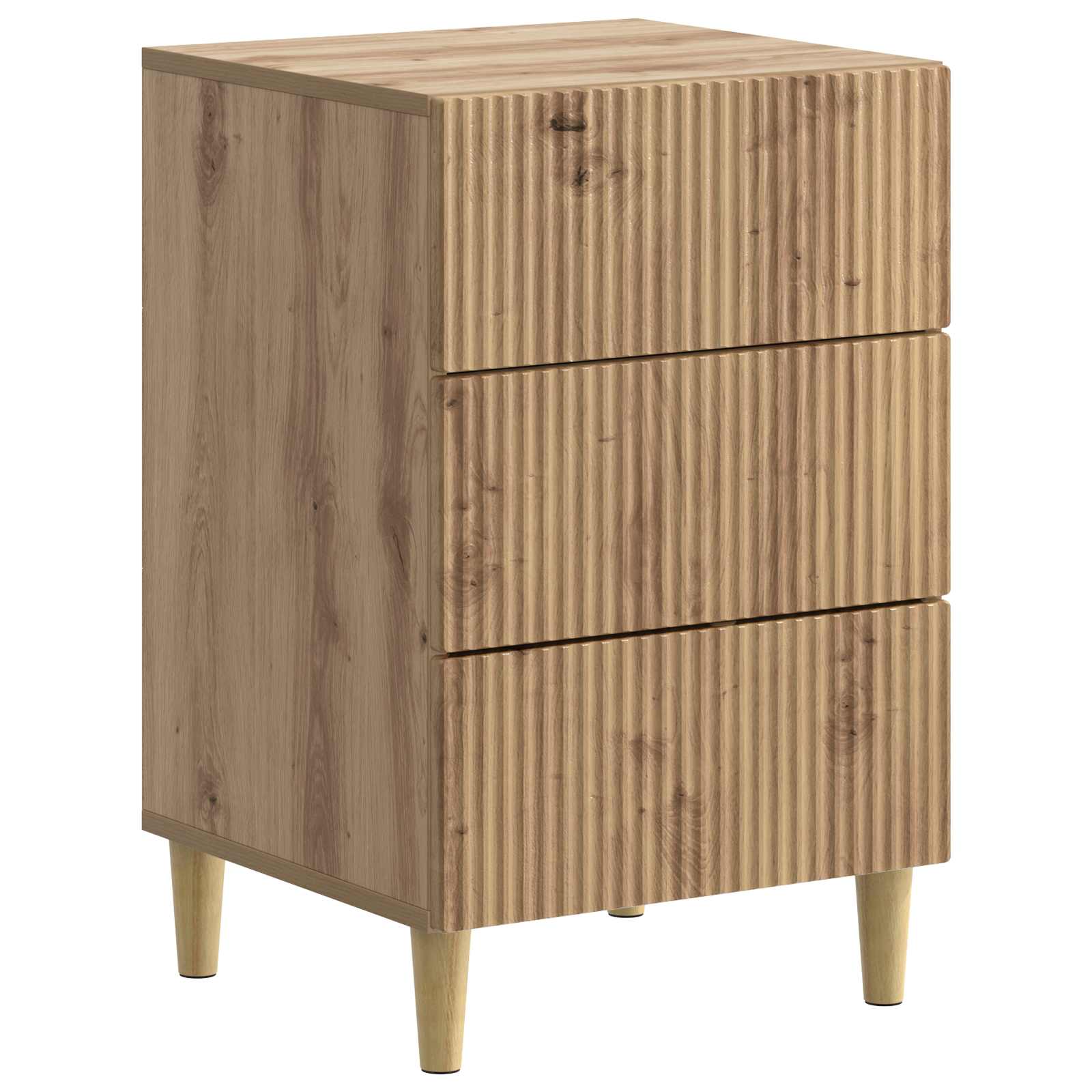 Nattduksbord Artisan-ek 43 x 41 x 66,5 cm Konstruerat trä