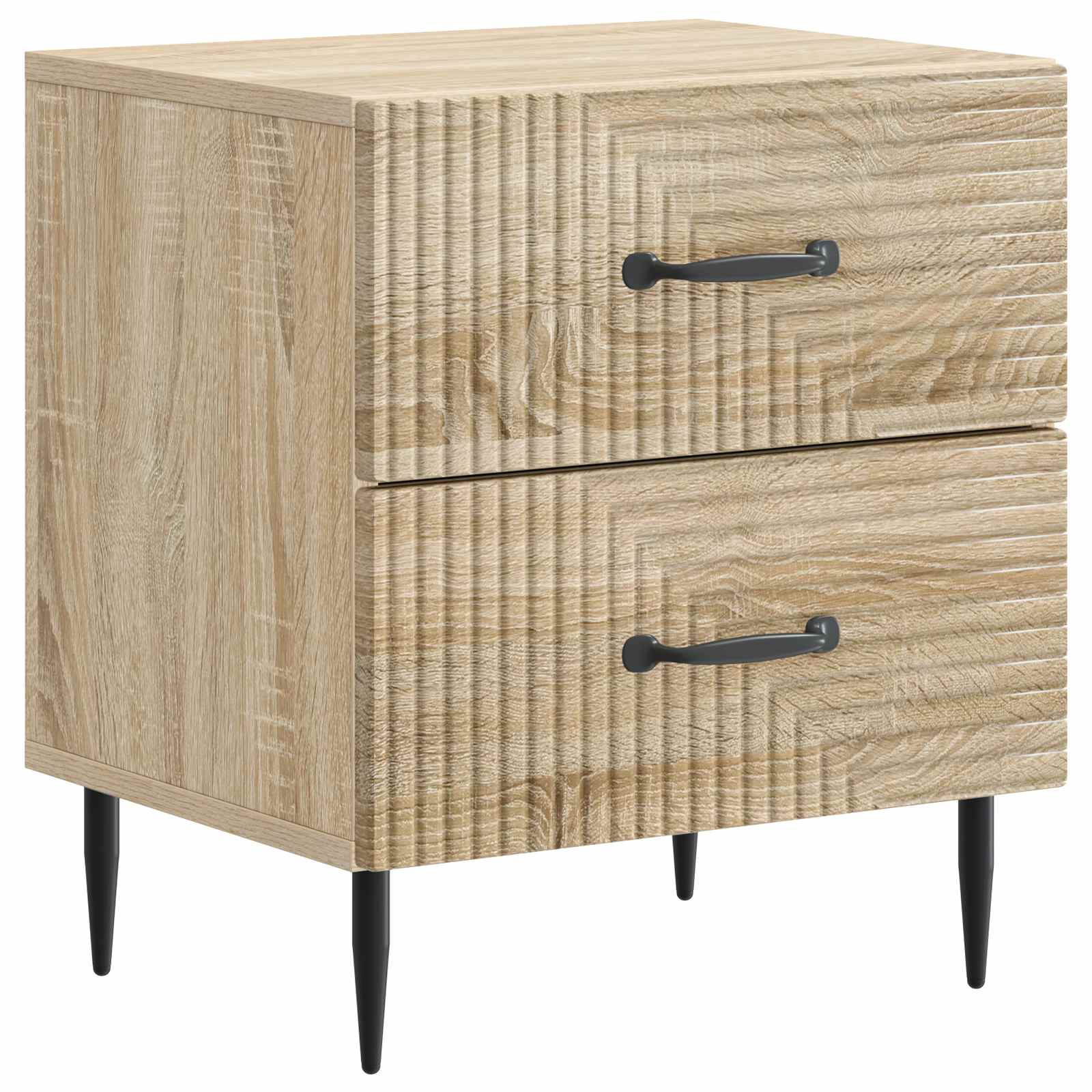 Nattduksbord Sonoma-ek 43 x 34,5 x 47,5 cm Konstruerat trä