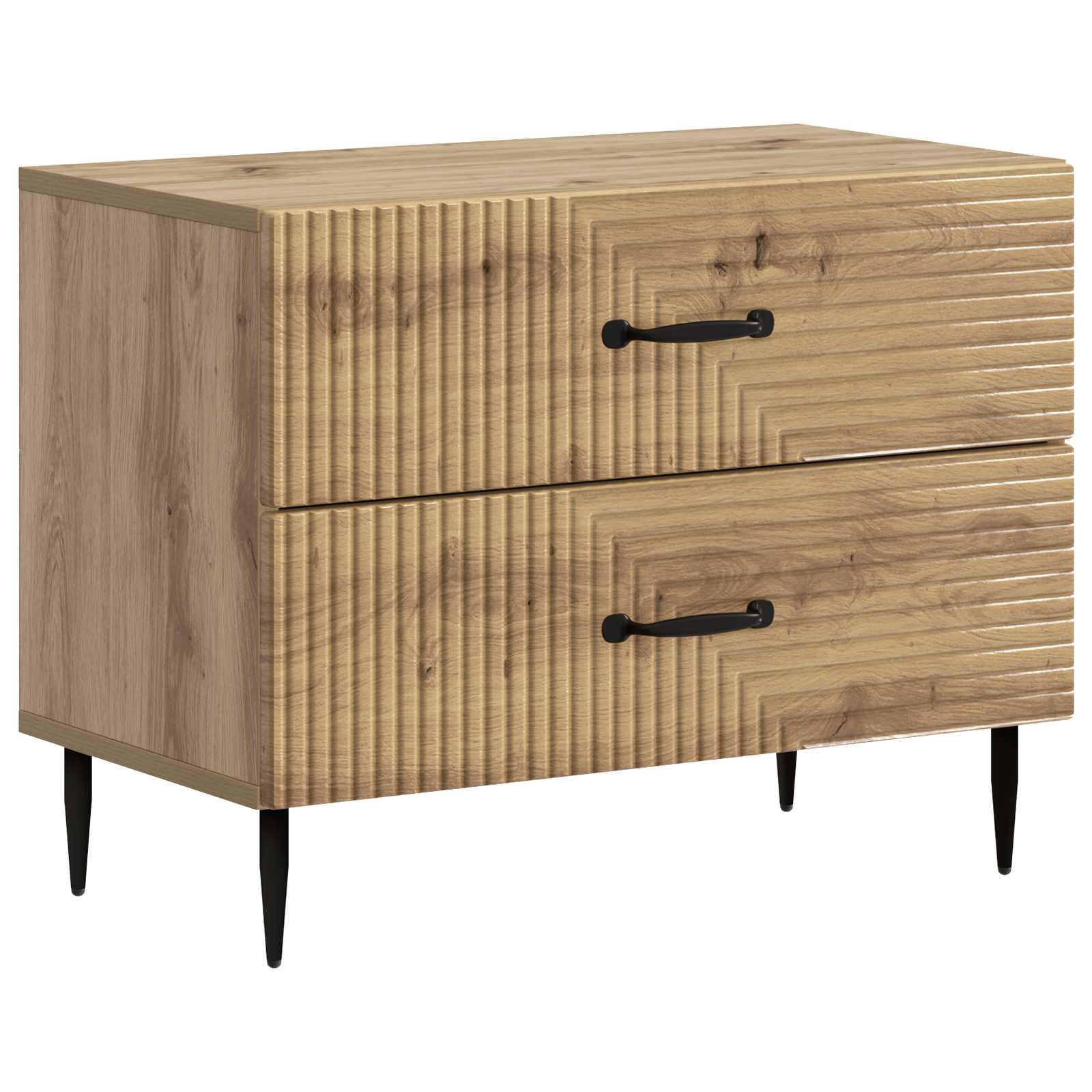 Nattduksbord Artisan-ek 62 x 34,5 x 47,5 cm Konstruerat trä