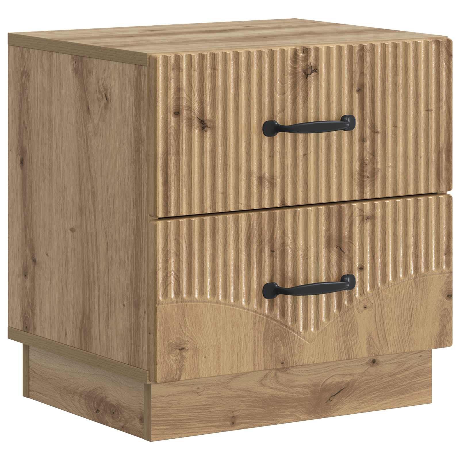 Nattduksbord Artisan-ek 43 x 34,5 x 44,5 cm Konstruerat trä