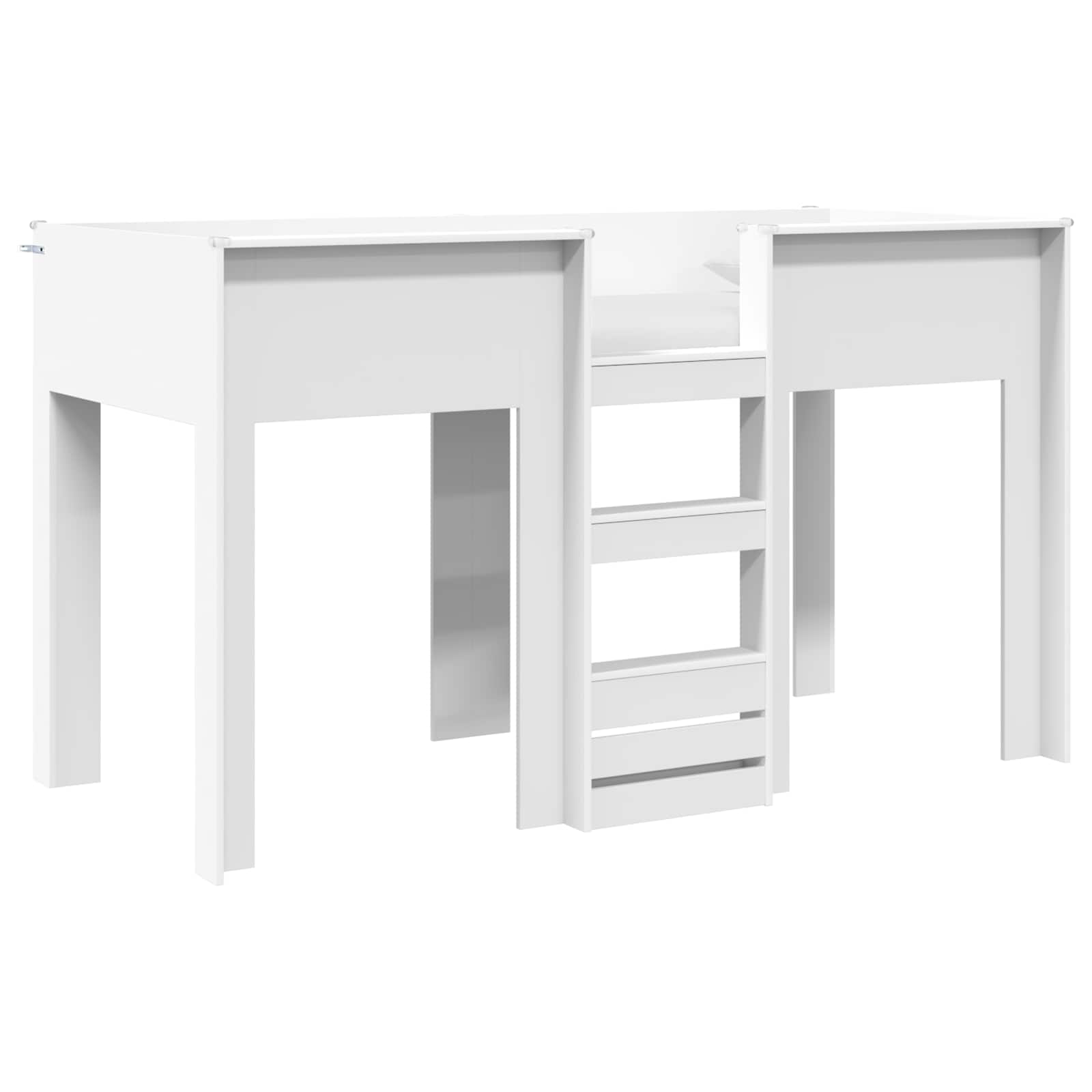 Köksbädd för barn Vit 75 x 190 cm Konstruerat trä