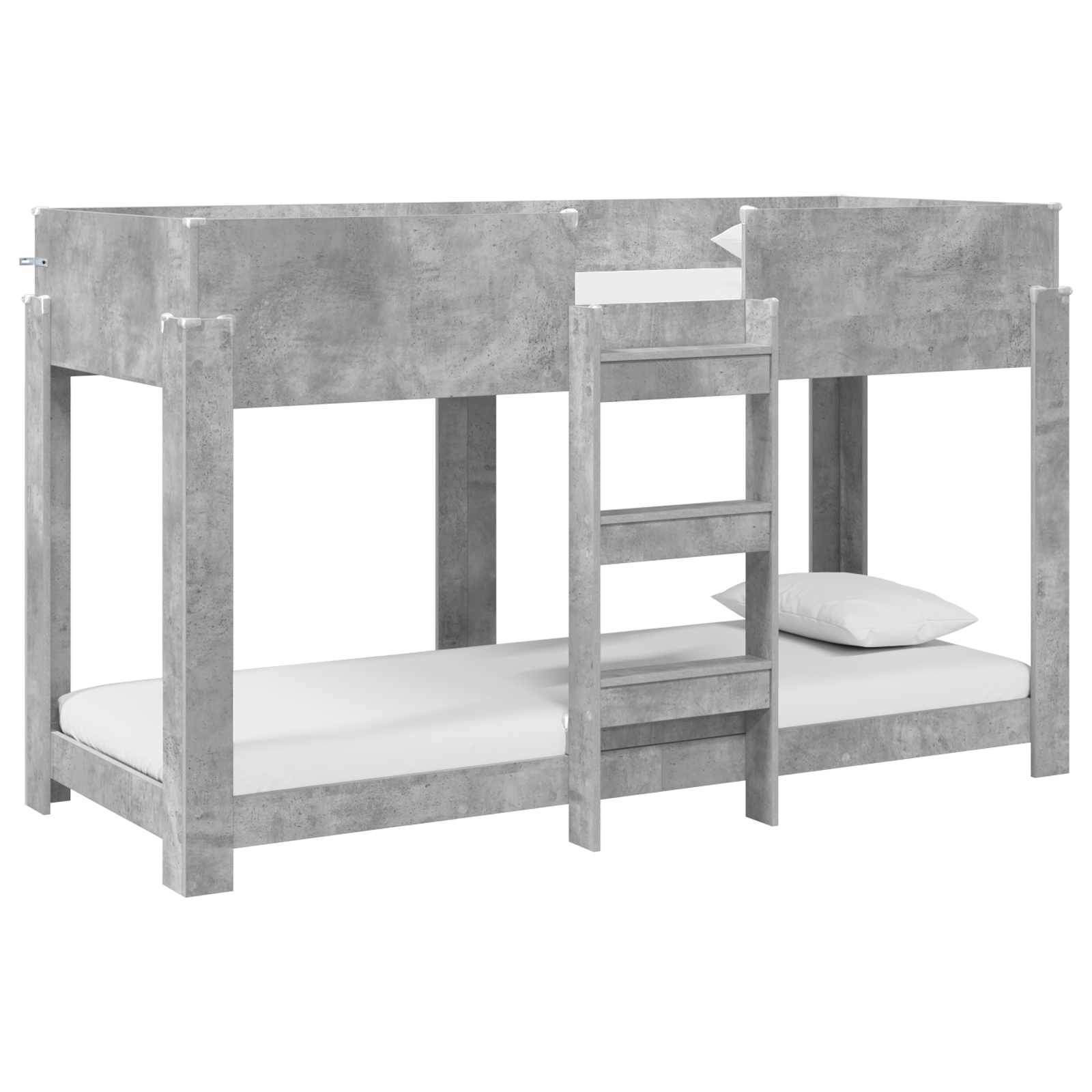 Köksbädd för barn Betonggrå 75 x 190 cm Konstruerat trä