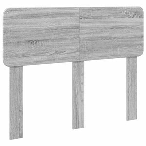 Sängram med huvudgavel Grå Sonoma 120 x 200 cm Massiv furu