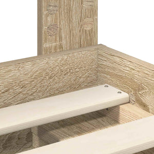 Sängram med huvudgavel Sonoma 90 x 190 cm Massiv furu