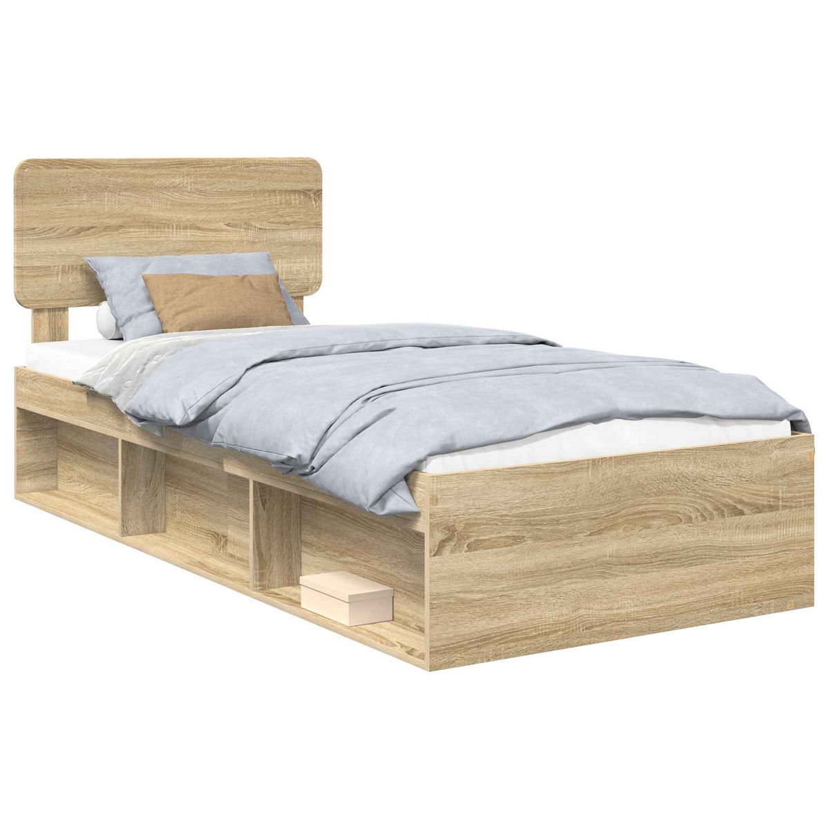 Sängram Sonoma-ek 90 x 190 cm Massiv furu