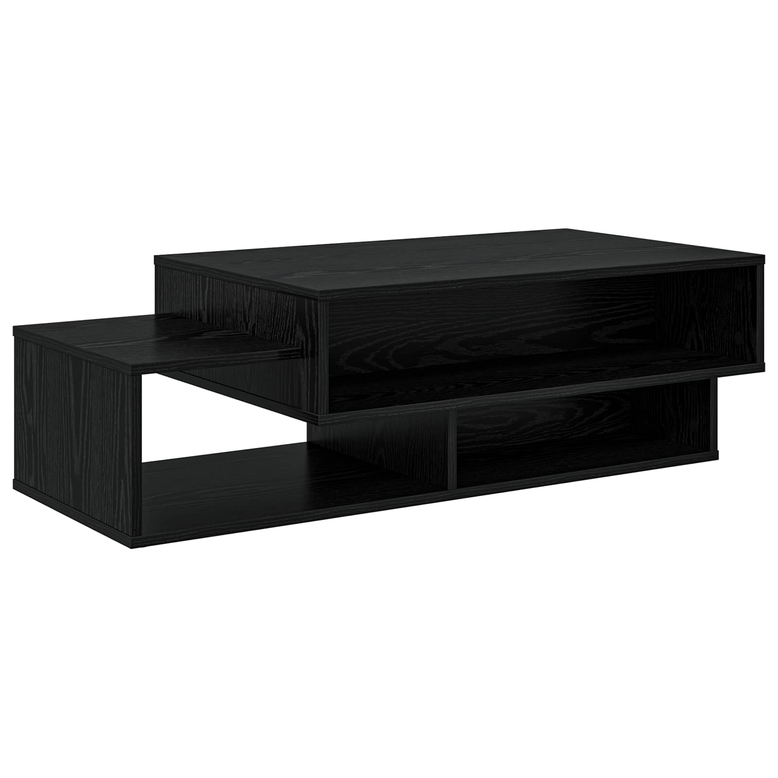 Kaffeebord Svart Ek 105 x 50 x 32,5 cm Konstruerat trä