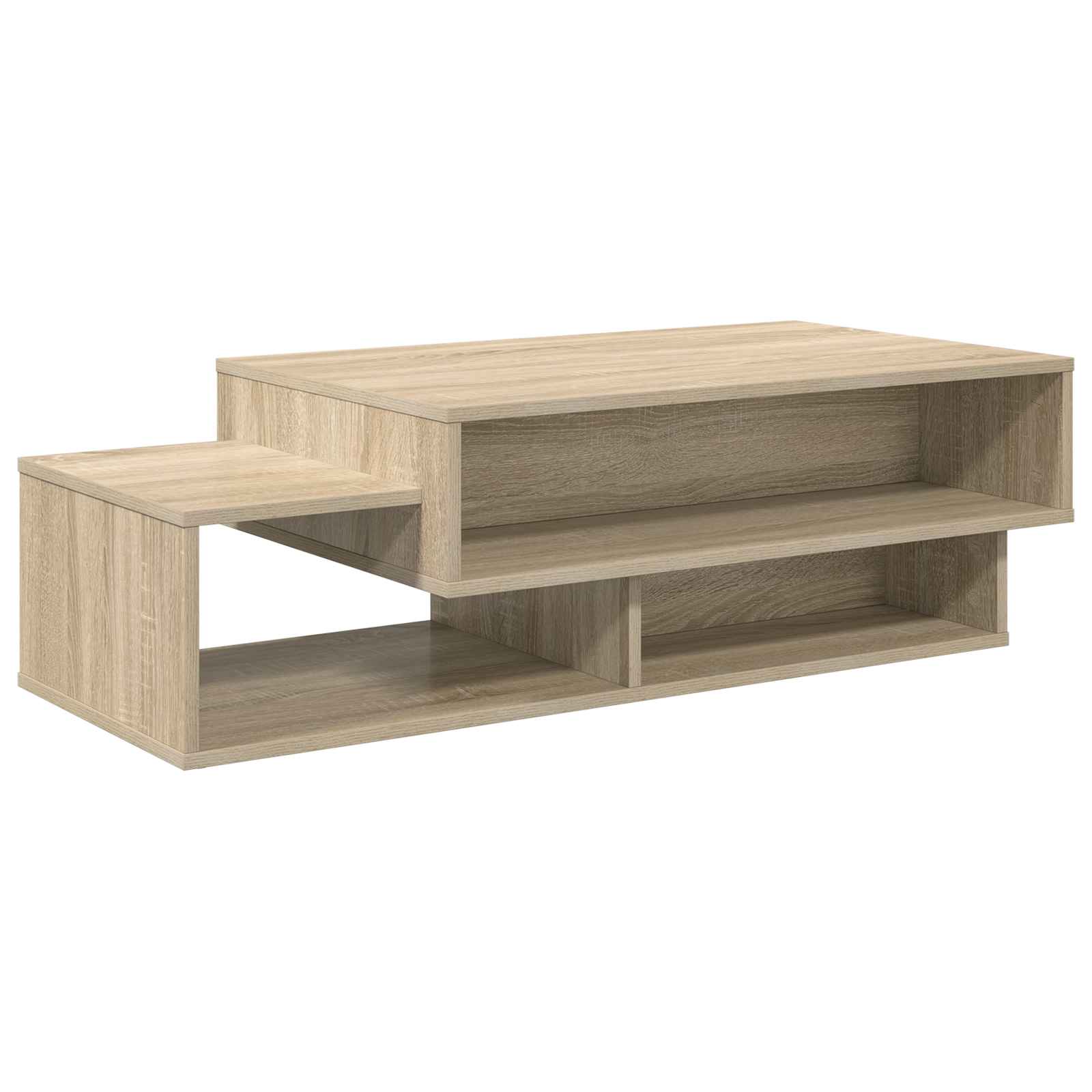 Kaffeebord Sonoma-ek 105 x 50 x 32,5 cm Konstruerat trä