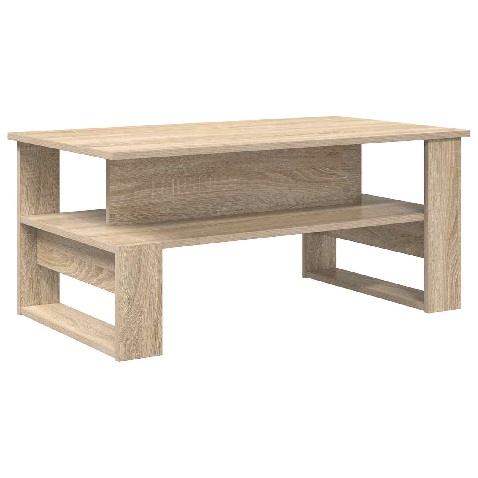 Kaffeebord Sonoma-ek 90 x 50 x 40 cm Konstruerat trä