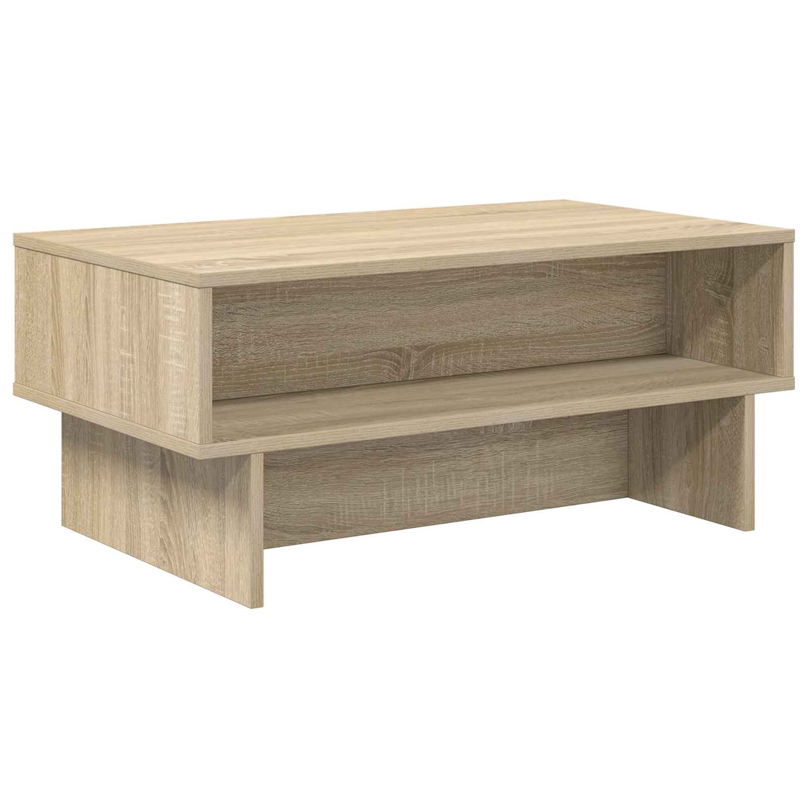 Kaffeebord Sonoma-ek 80 x 46 x 35 cm Konstruerat trä