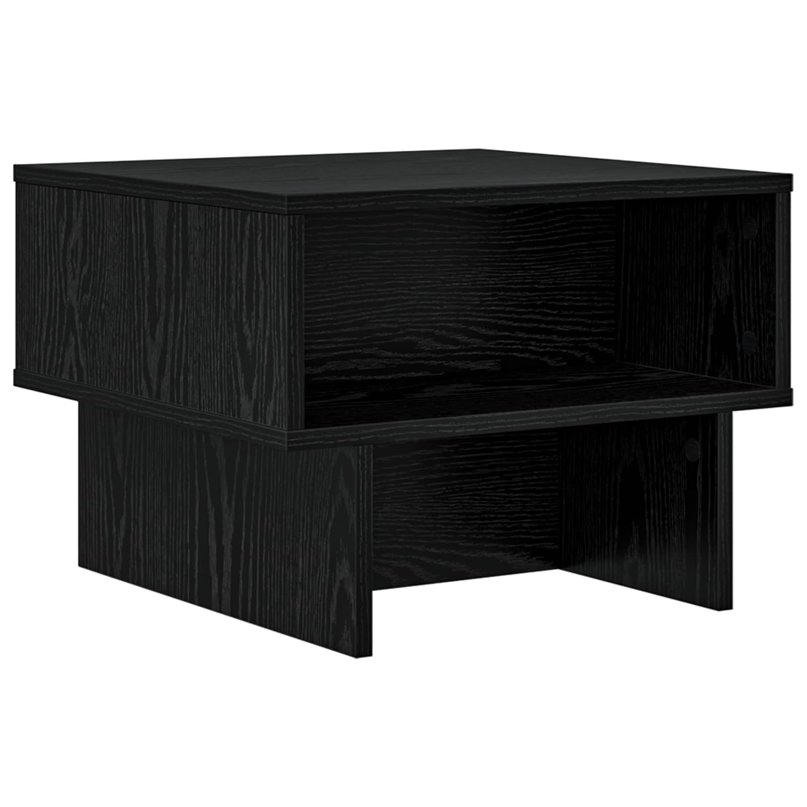 Kaffeebord Svart Ek 48 x 46 x 35 cm Konstruerat trä