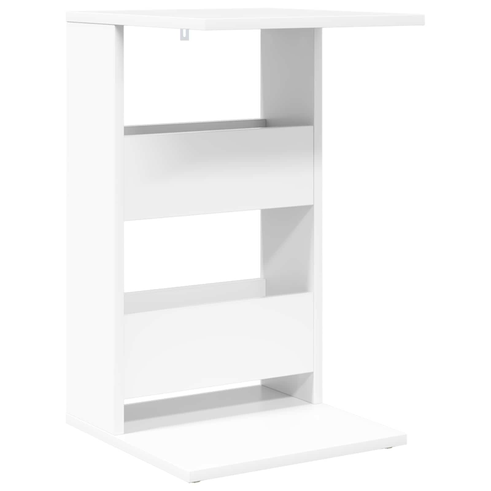 Sidobord Vit 40 x 35 x 60,5 cm Konstruerat trä