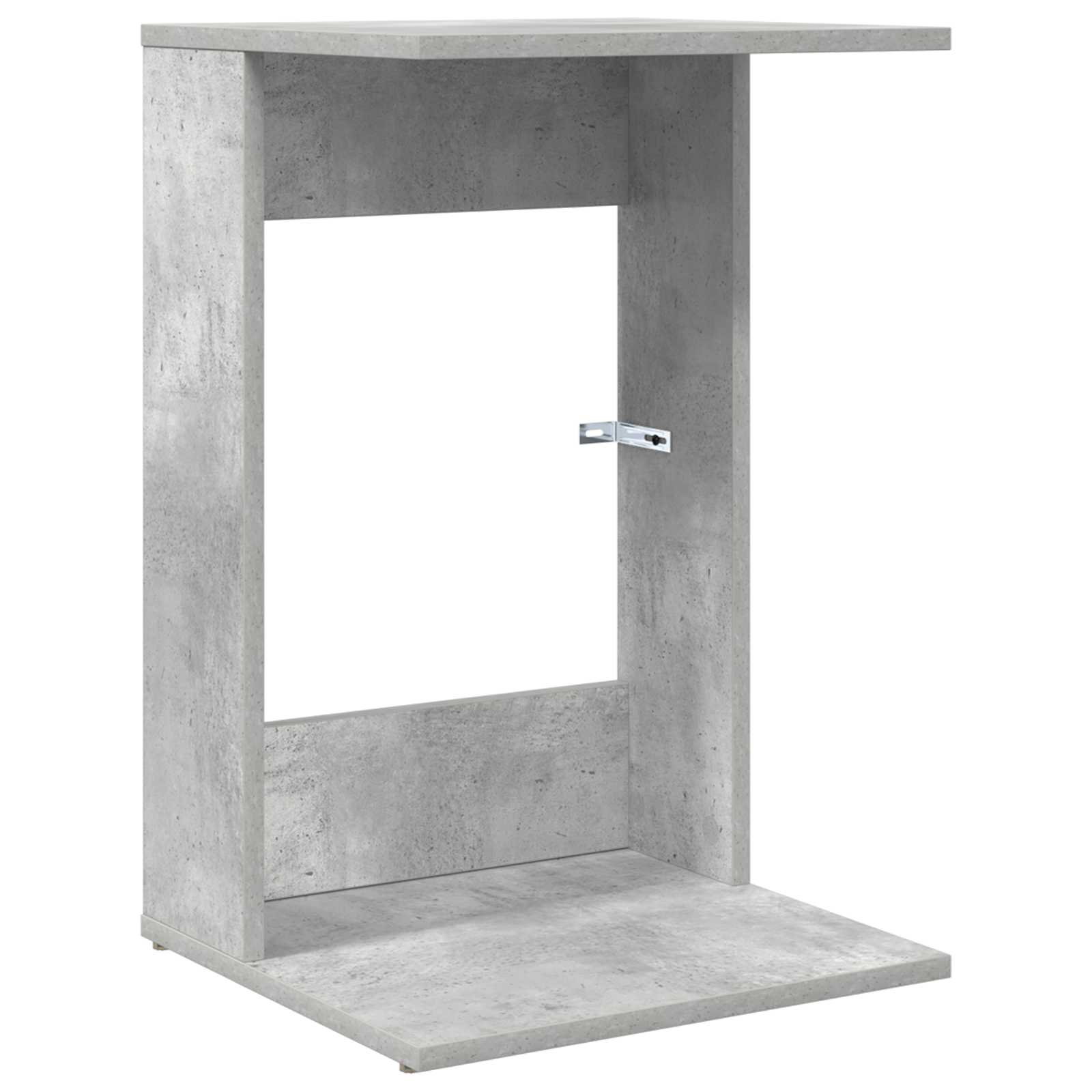 Sidobord Betonggrå 40 x 38 x 62,5 cm Konstruerat trä