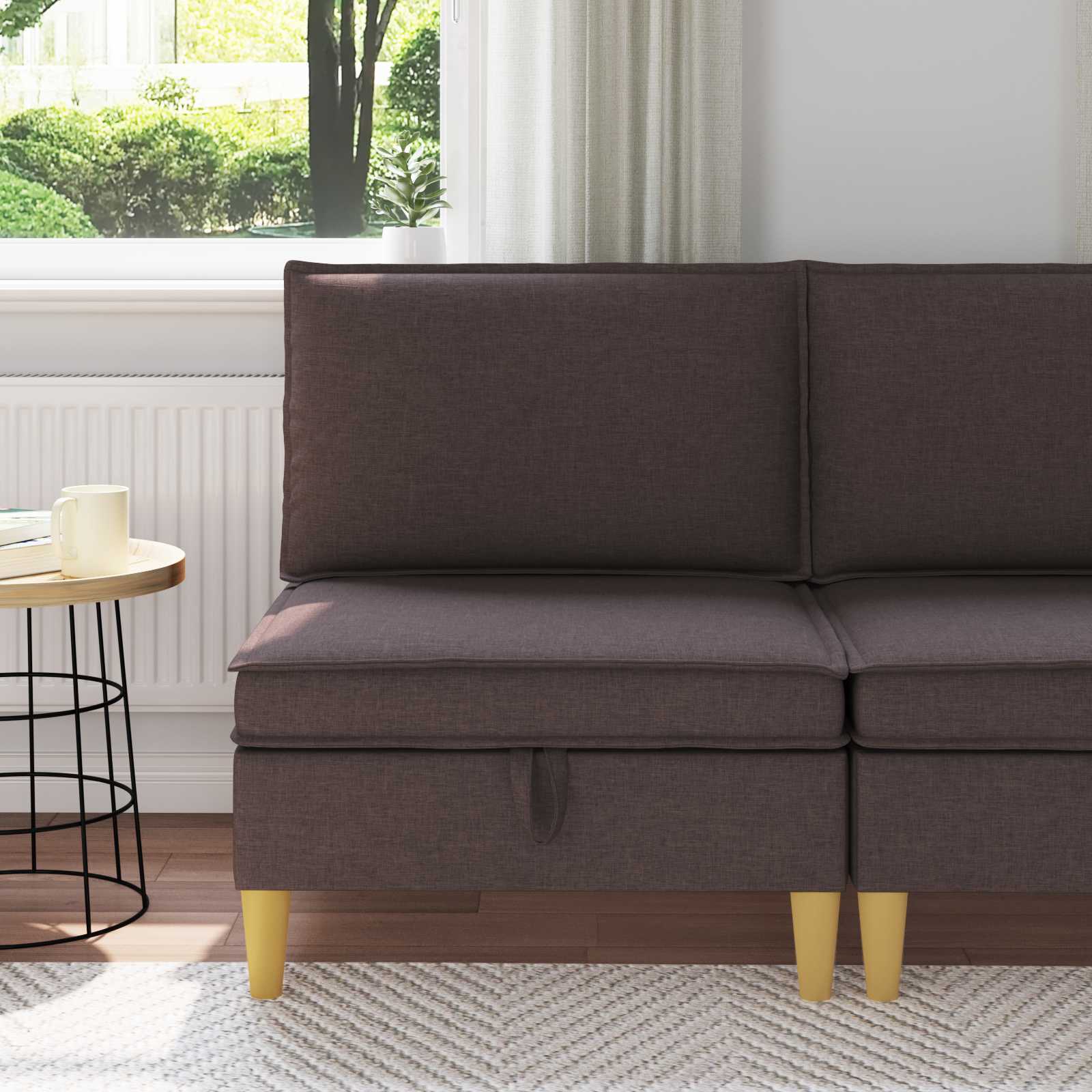 Soffa med förvaring Tyg