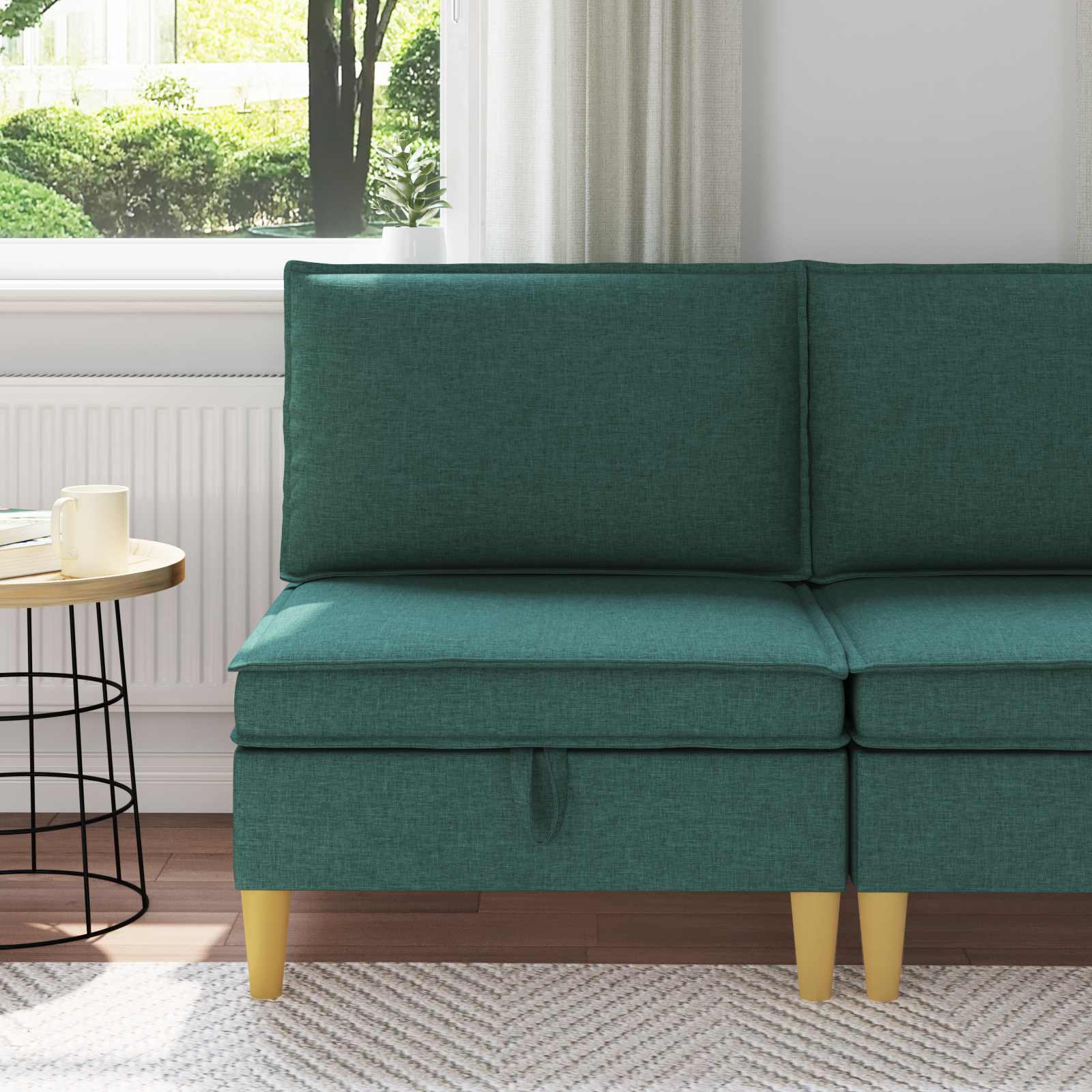 Soffa med förvaring Tyg