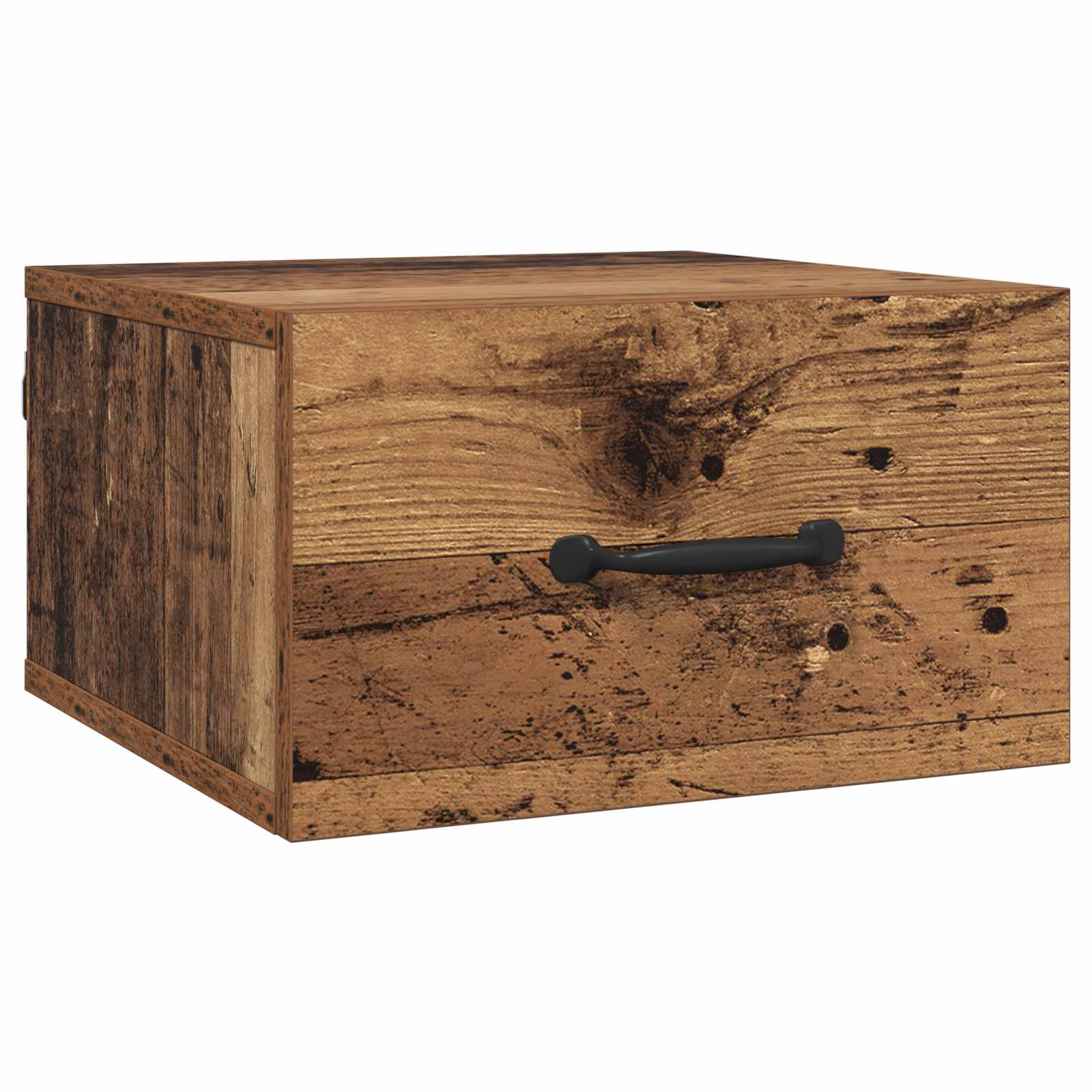 Nattduksbord Gammalt trä 35 x 35 x 20 cm Konstruerat trä