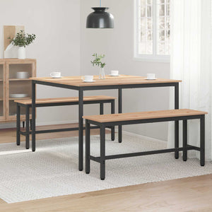 Matbord Naturfärg 110 x 110 x 75 cm Massiv furu