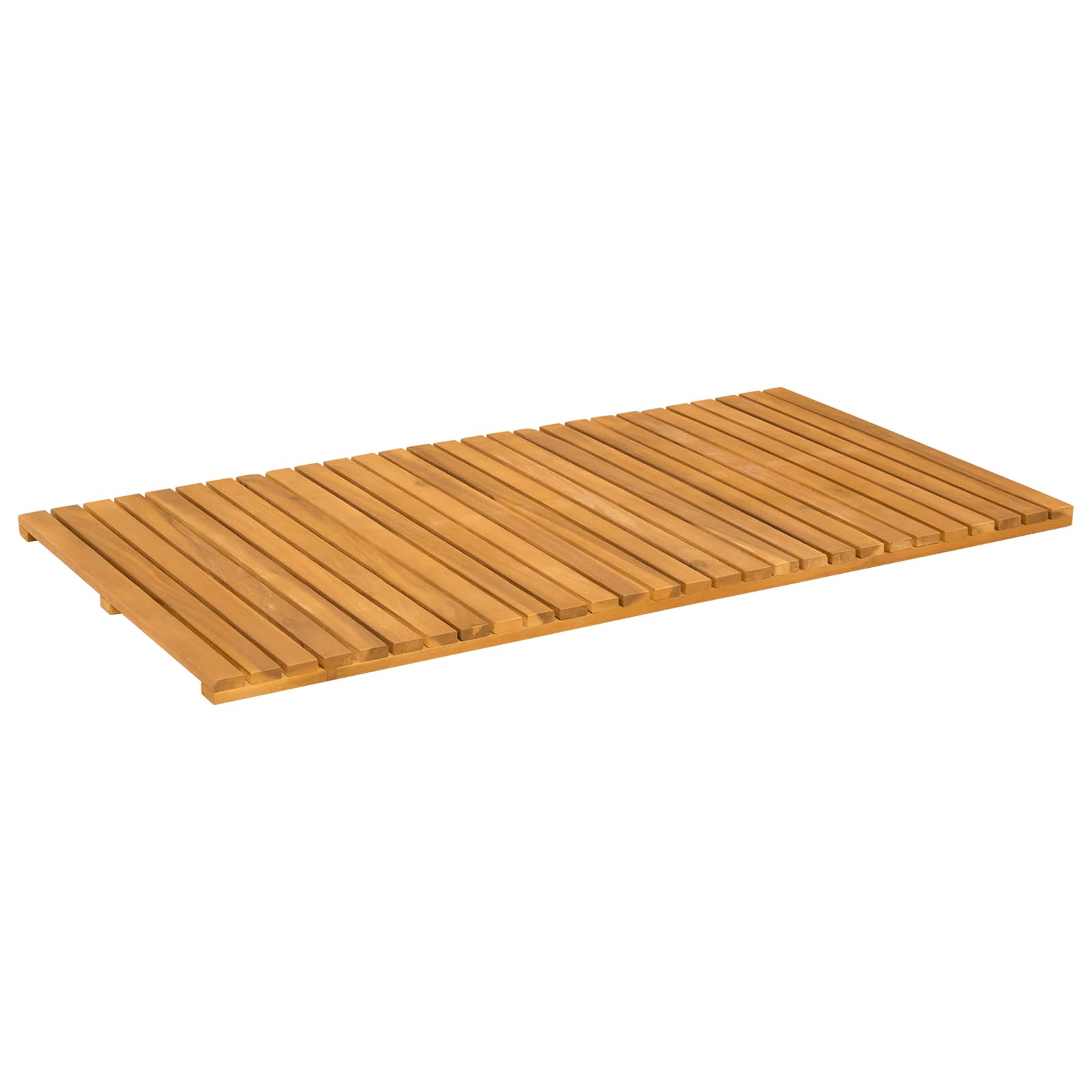 Badmatta Naturlig 100 x 55 cm Massivt Akaciaträ