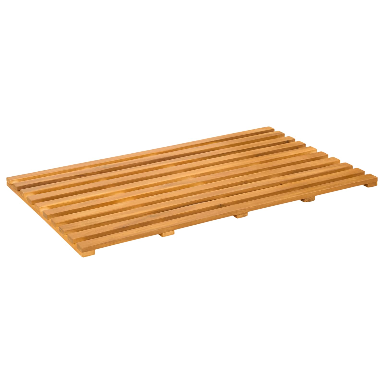 Badmatta Naturlig 80 x 48 cm Massivt Akaciaträ