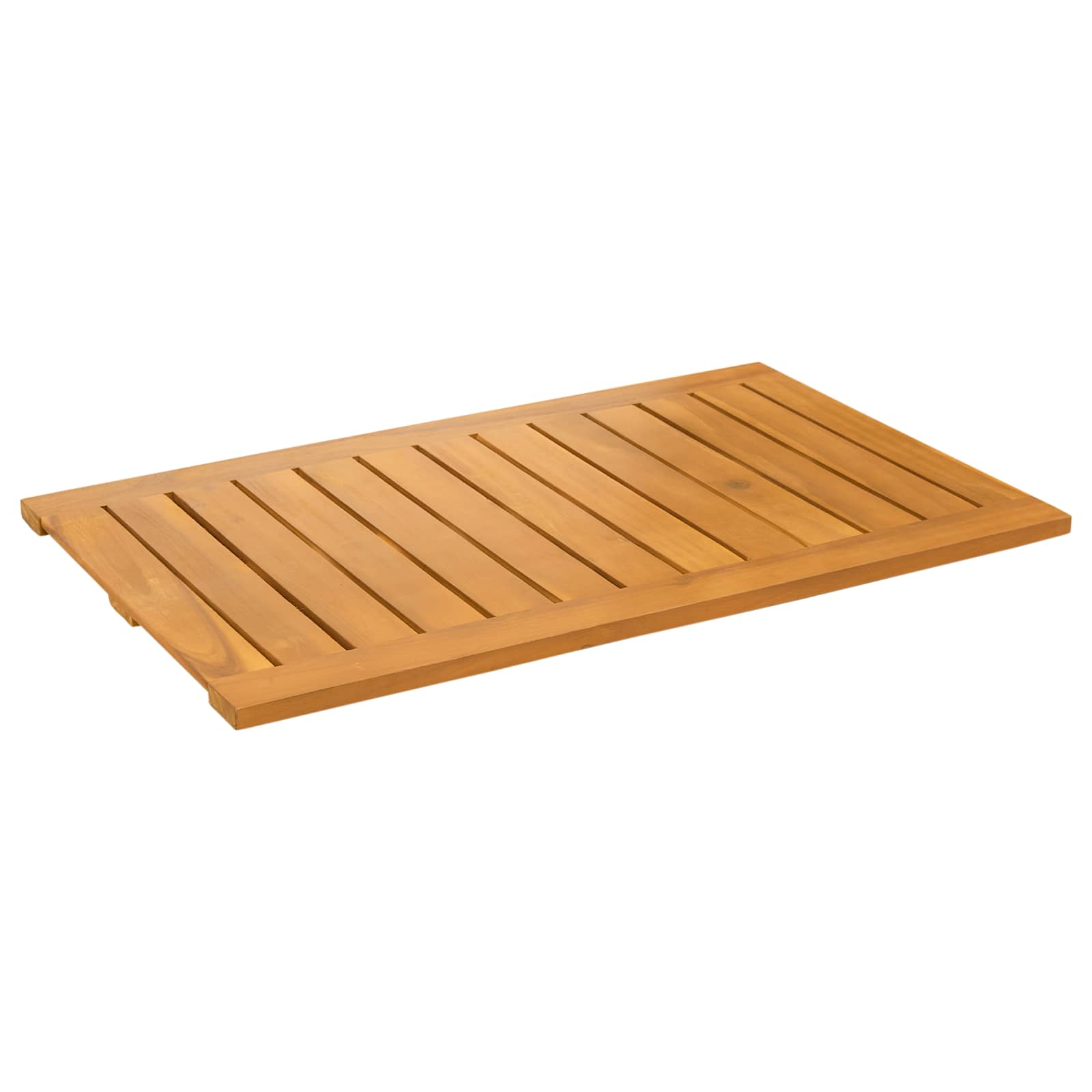 Badmatta Naturlig 80 x 50 cm Massivt Akaciaträ