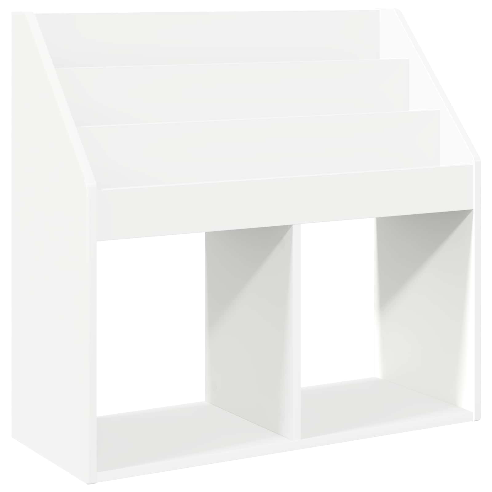 Barnbokhylla Vit 72,5 x 29,5 x 69 cm Konstruerat trä