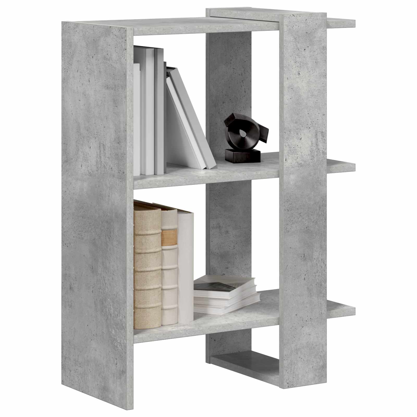 Hyllsystem Betonggrå 52 x 25 x 71,5 cm Konstruerat trä