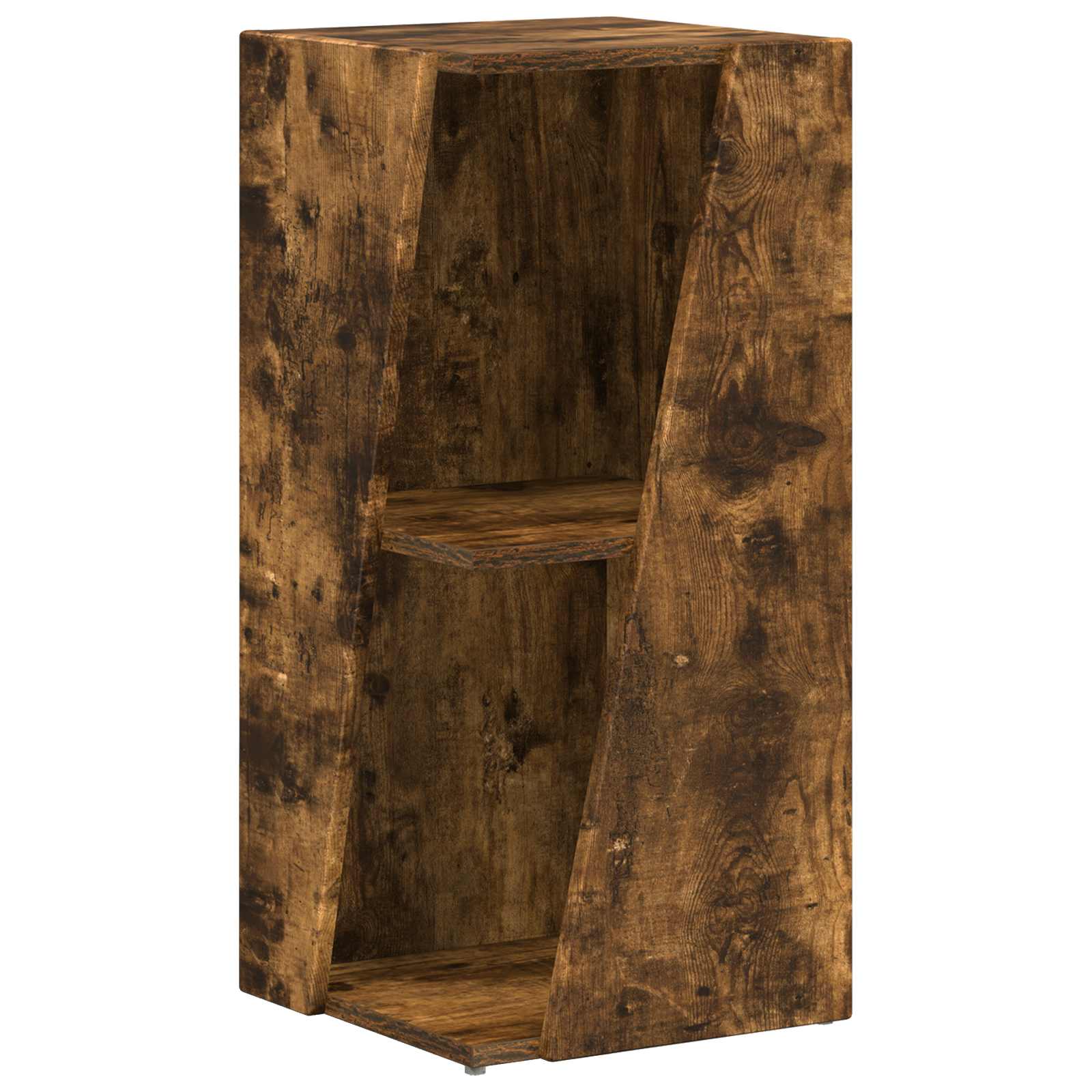 Sidobrett Rökt ek 33 x 32 x 70,5 cm Konstruerat trä